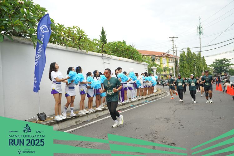 Race photo from Mangkunegaran Run 2025