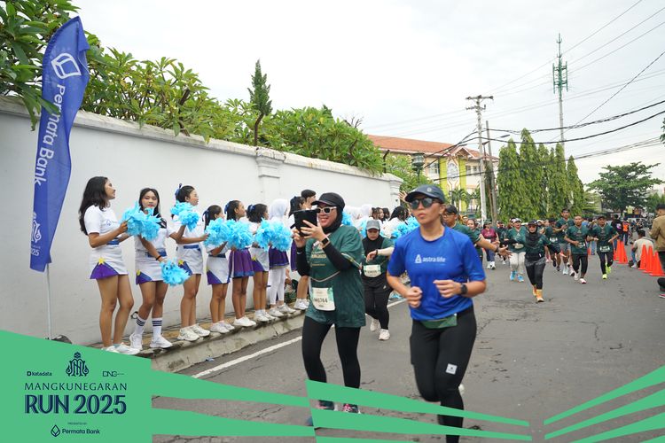 Race photo from Mangkunegaran Run 2025