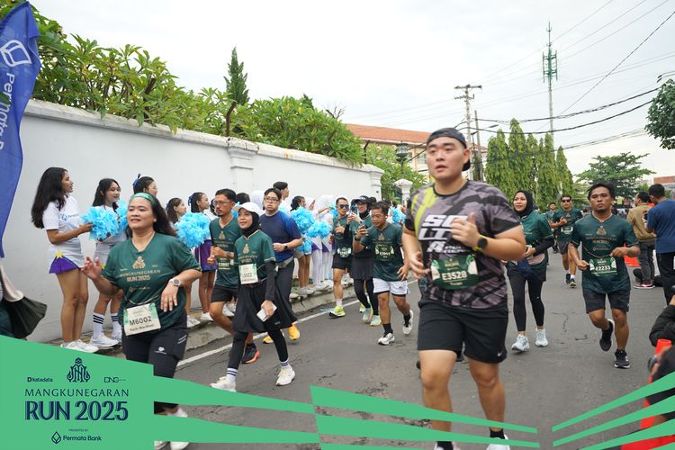Race photo from Mangkunegaran Run 2025