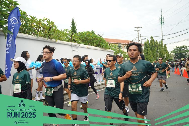 Race photo from Mangkunegaran Run 2025