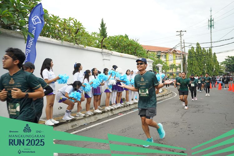 Race photo from Mangkunegaran Run 2025