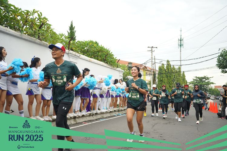 Race photo from Mangkunegaran Run 2025