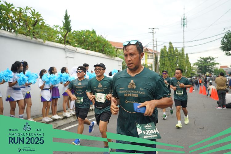 Race photo from Mangkunegaran Run 2025