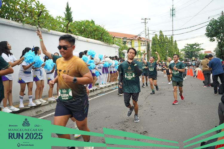 Race photo from Mangkunegaran Run 2025