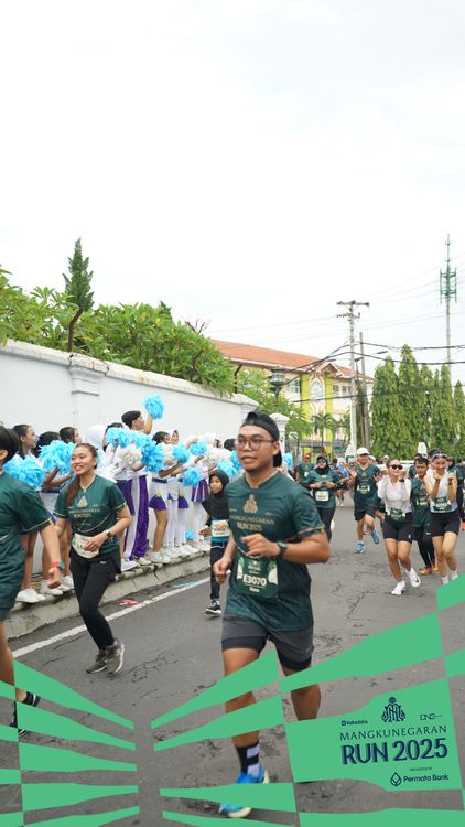 Race photo from Mangkunegaran Run 2025