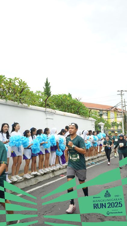 Race photo from Mangkunegaran Run 2025