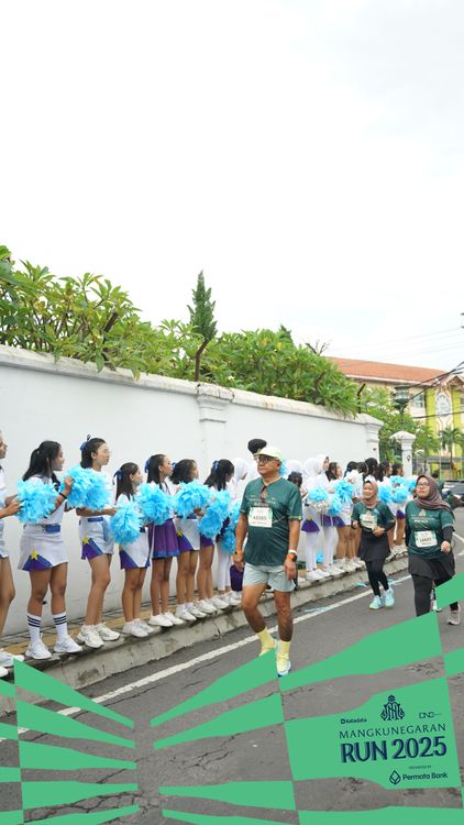 Race photo from Mangkunegaran Run 2025