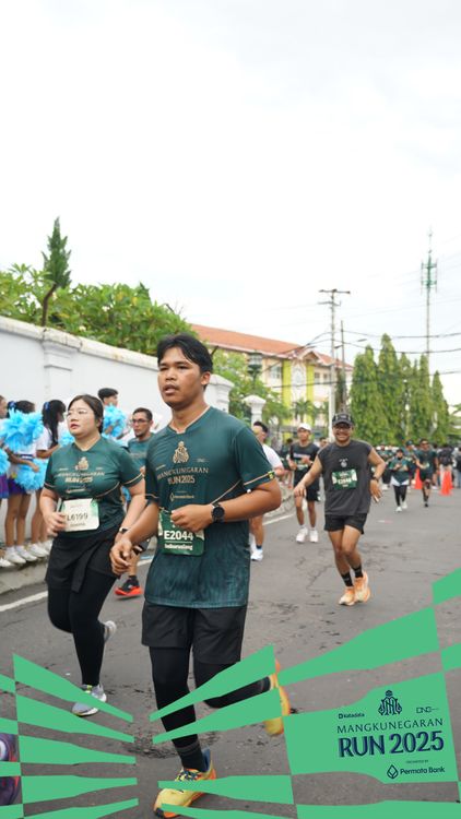 Race photo from Mangkunegaran Run 2025