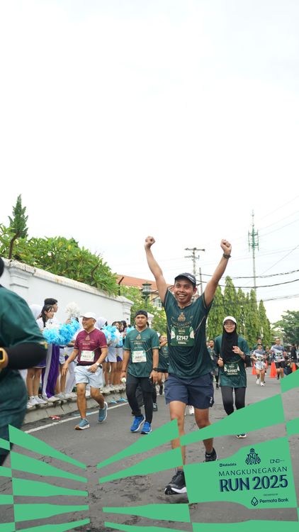 Race photo from Mangkunegaran Run 2025