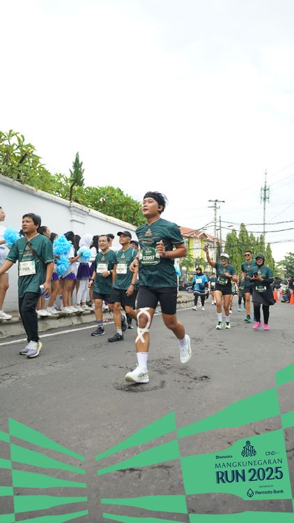 Race photo from Mangkunegaran Run 2025