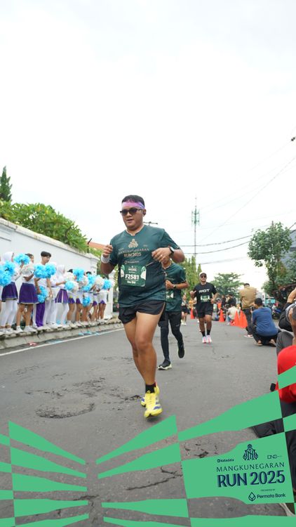 Race photo from Mangkunegaran Run 2025
