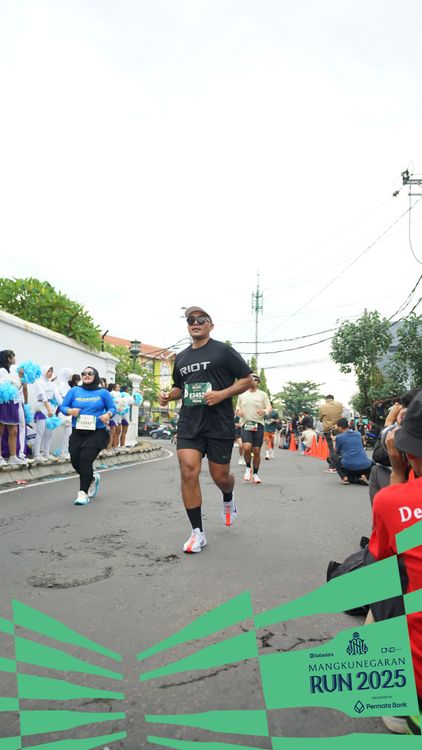 Race photo from Mangkunegaran Run 2025