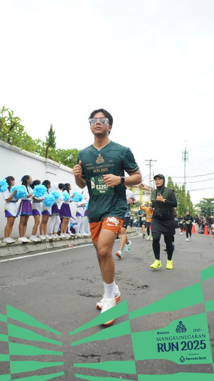 Race photo from Mangkunegaran Run 2025