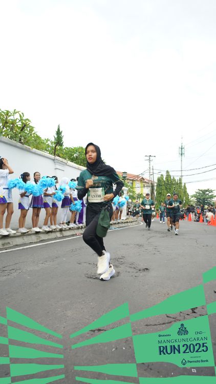 Race photo from Mangkunegaran Run 2025