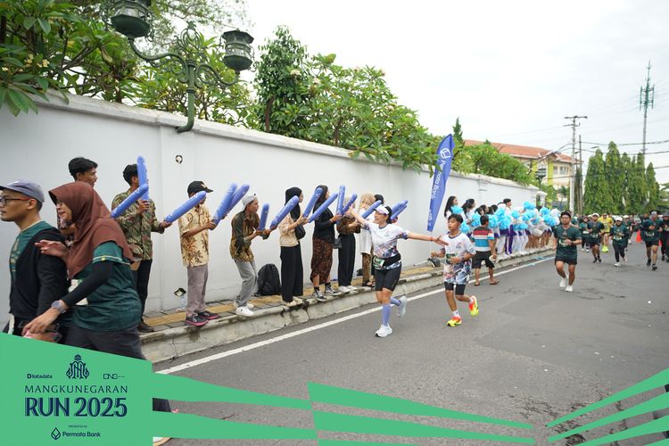 Race photo from Mangkunegaran Run 2025