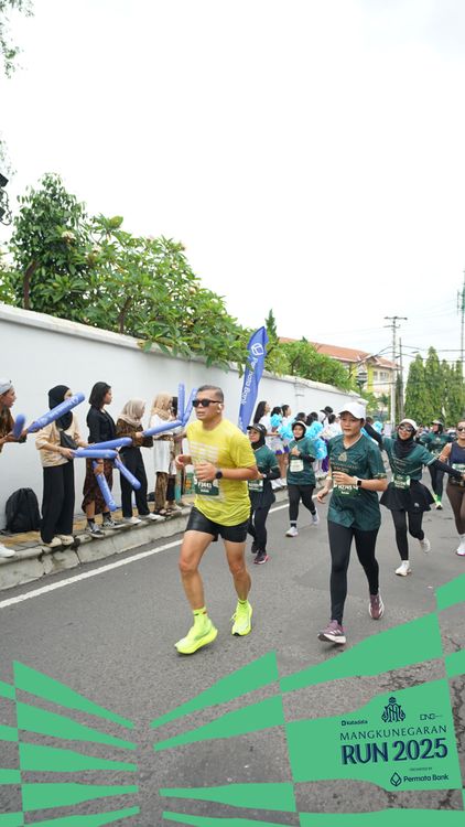 Race photo from Mangkunegaran Run 2025