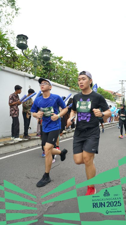 Race photo from Mangkunegaran Run 2025