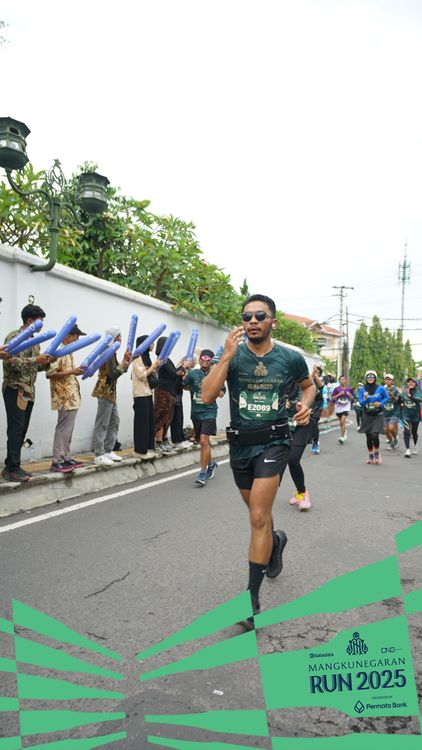 Race photo from Mangkunegaran Run 2025