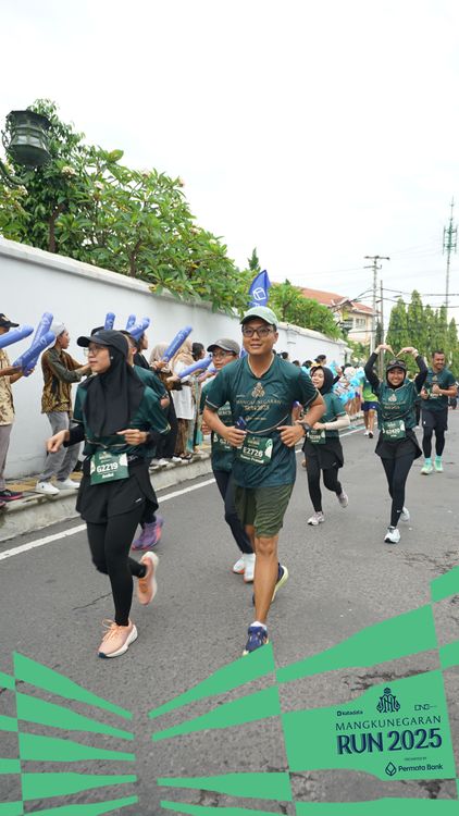 Race photo from Mangkunegaran Run 2025