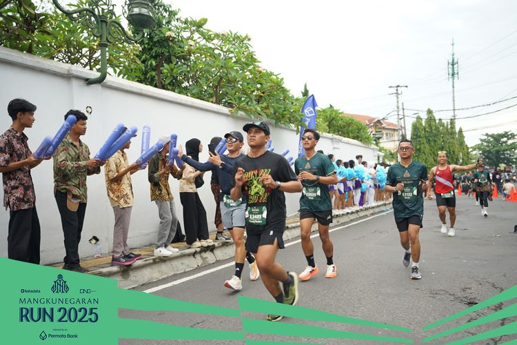 Race photo from Mangkunegaran Run 2025