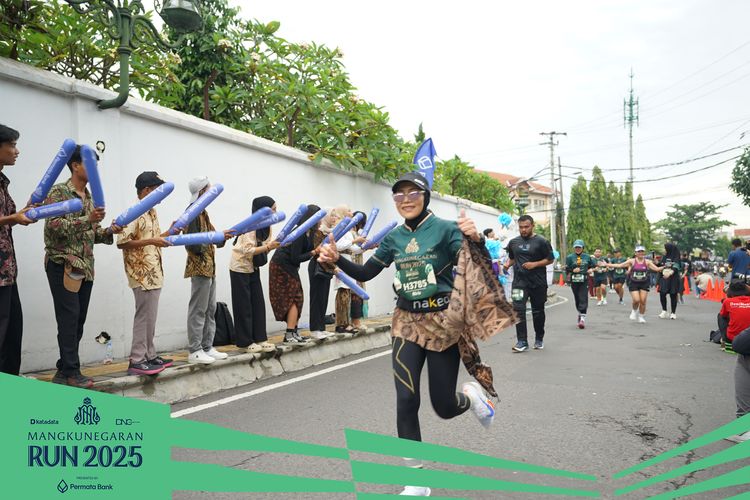 Race photo from Mangkunegaran Run 2025