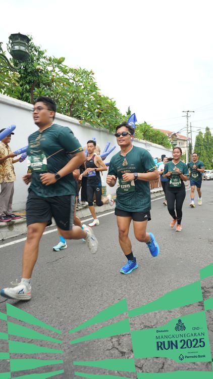 Race photo from Mangkunegaran Run 2025