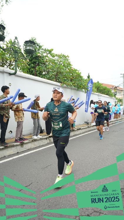 Race photo from Mangkunegaran Run 2025