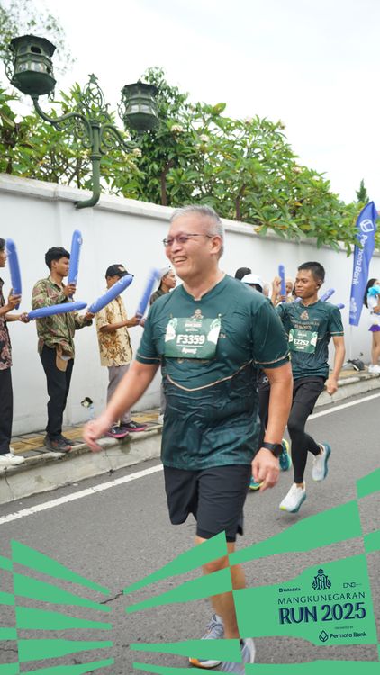 Race photo from Mangkunegaran Run 2025