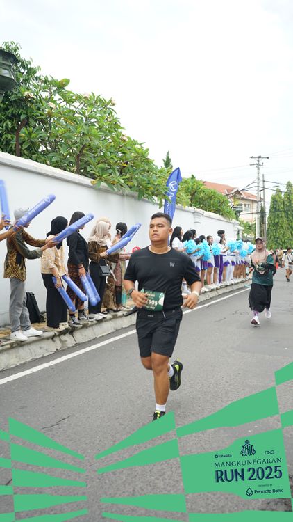 Race photo from Mangkunegaran Run 2025