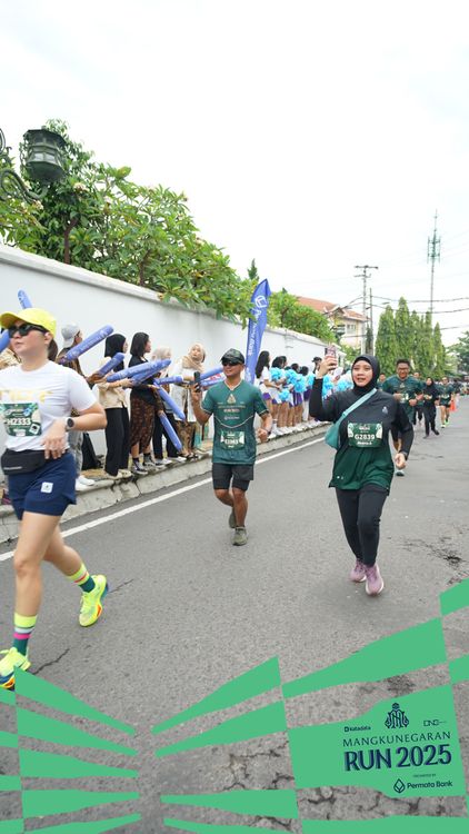 Race photo from Mangkunegaran Run 2025