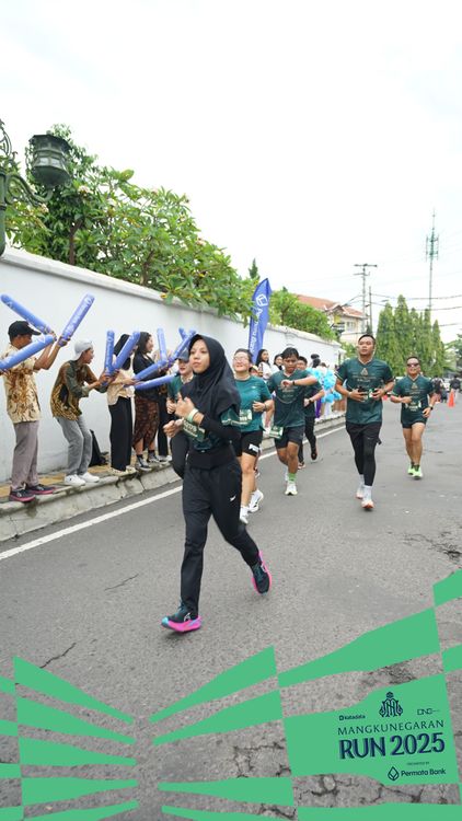 Race photo from Mangkunegaran Run 2025