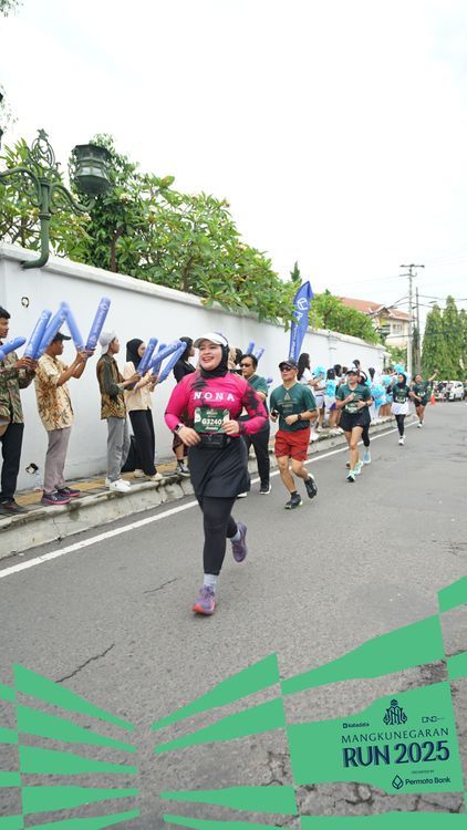 Race photo from Mangkunegaran Run 2025