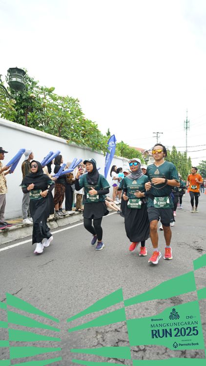 Race photo from Mangkunegaran Run 2025