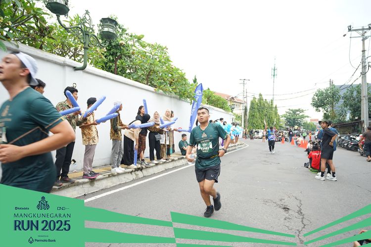 Race photo from Mangkunegaran Run 2025