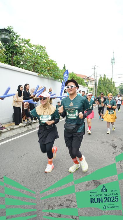 Race photo from Mangkunegaran Run 2025