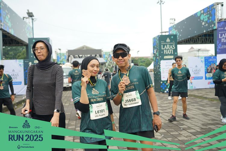 Race photo from Mangkunegaran Run 2025