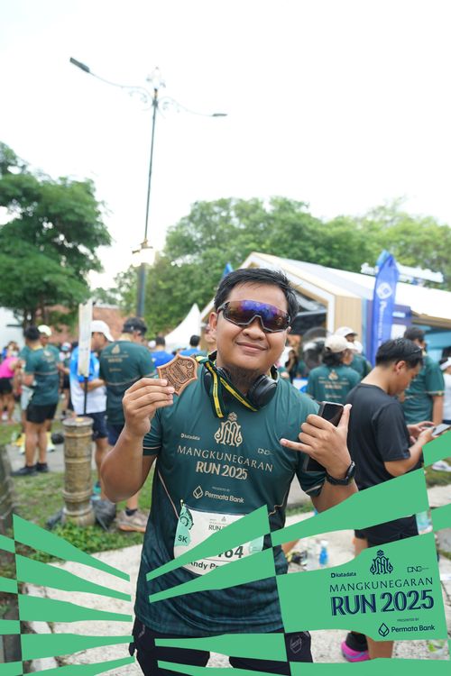 Race photo from Mangkunegaran Run 2025