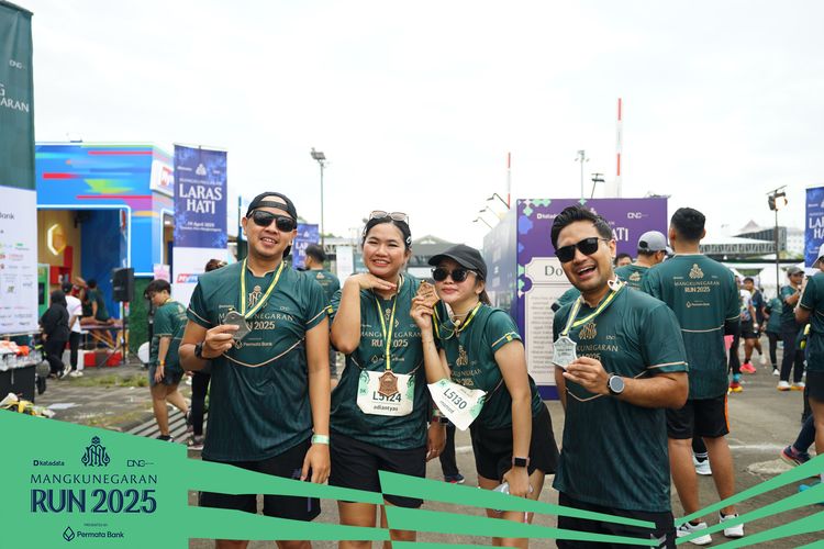 Race photo from Mangkunegaran Run 2025