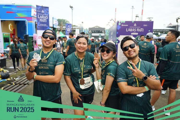Race photo from Mangkunegaran Run 2025