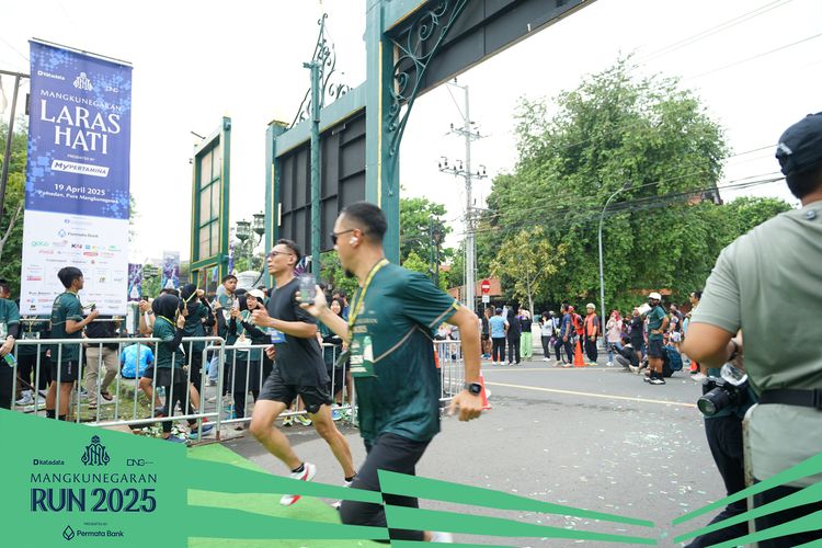 Race photo from Mangkunegaran Run 2025