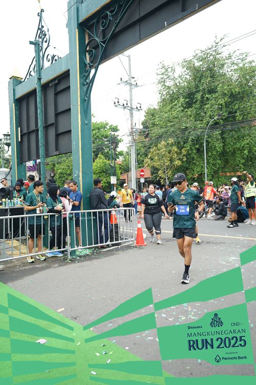 Race photo from Mangkunegaran Run 2025