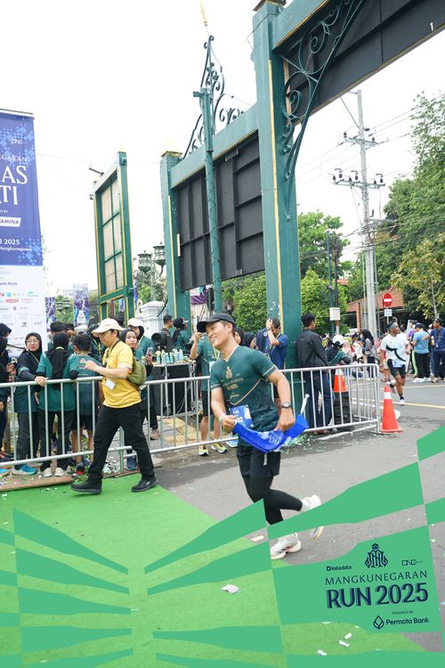 Race photo from Mangkunegaran Run 2025