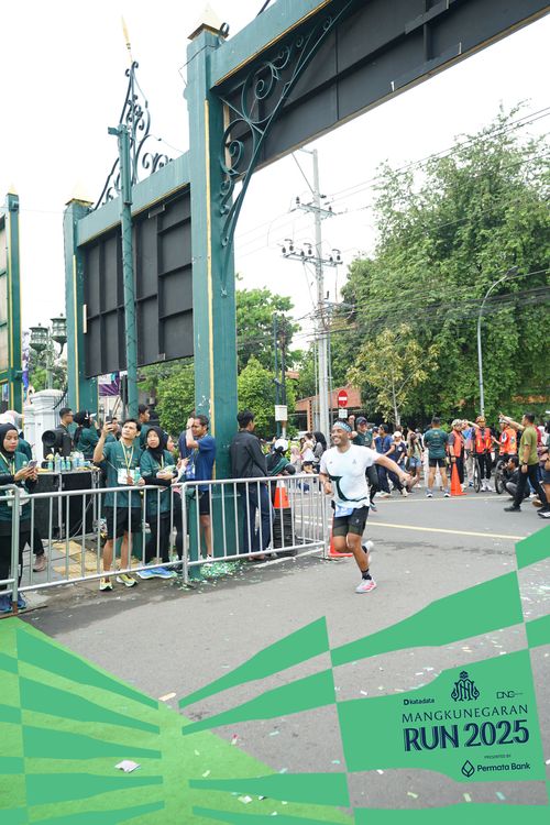 Race photo from Mangkunegaran Run 2025