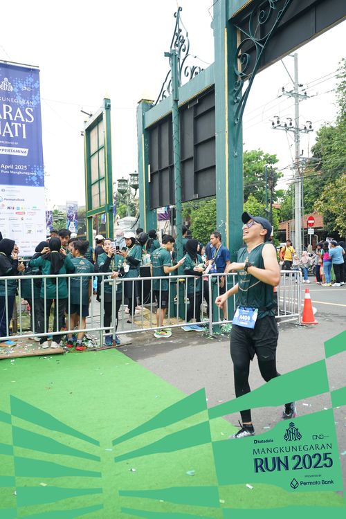 Race photo from Mangkunegaran Run 2025