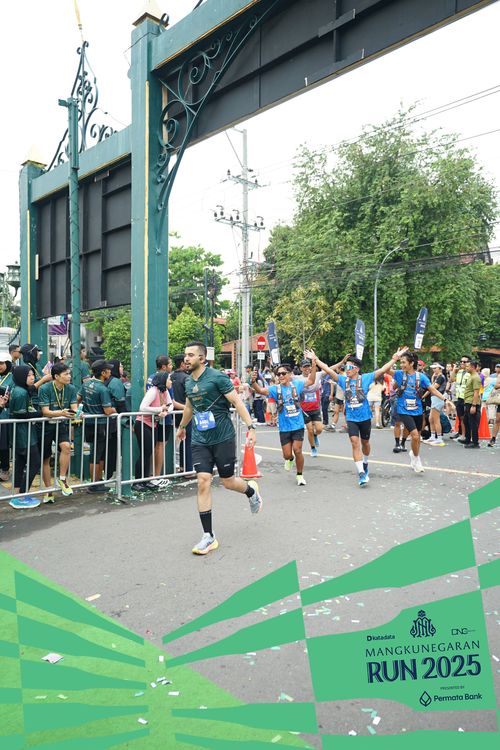 Race photo from Mangkunegaran Run 2025