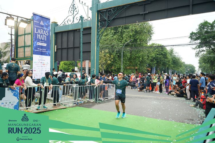 Race photo from Mangkunegaran Run 2025