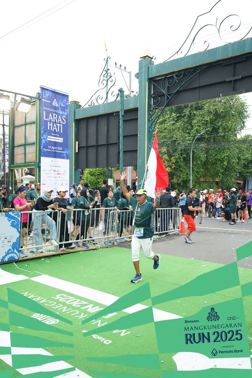Race photo from Mangkunegaran Run 2025