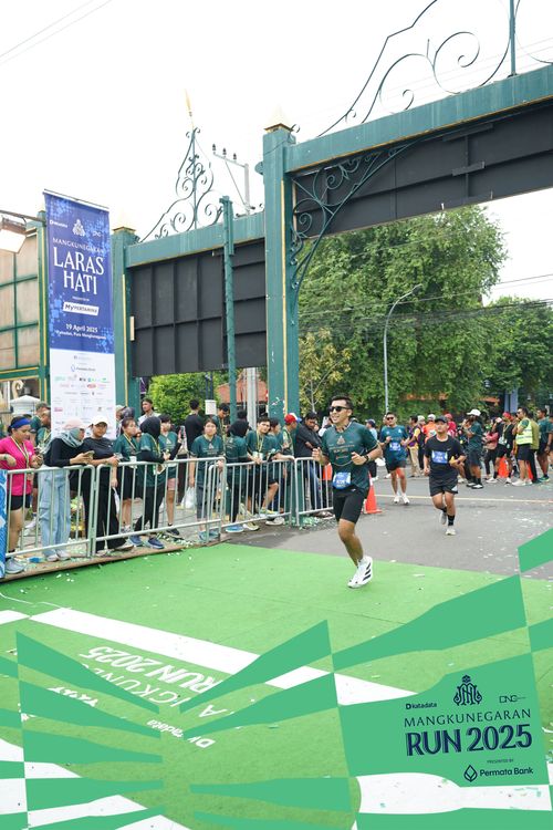 Race photo from Mangkunegaran Run 2025