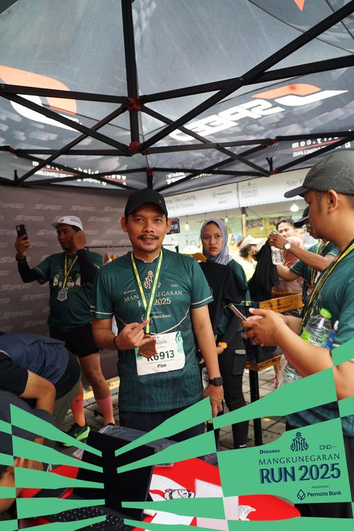 Race photo from Mangkunegaran Run 2025