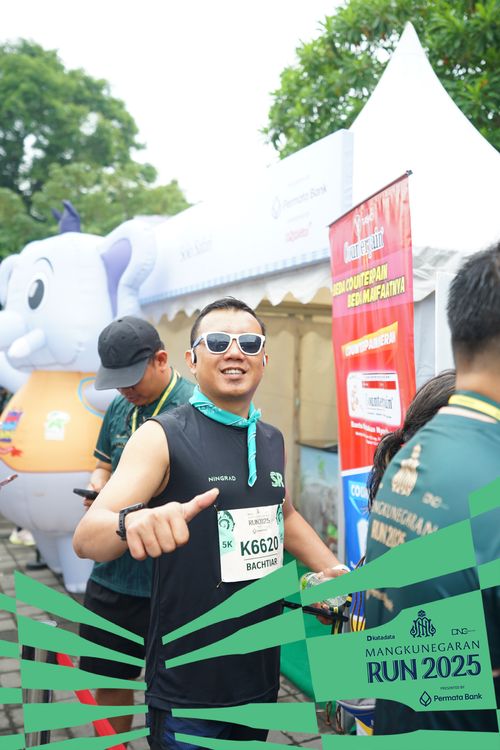 Race photo from Mangkunegaran Run 2025